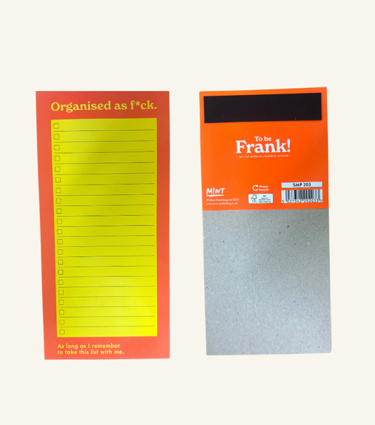 Organised As F*Ck List