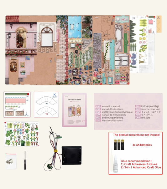 Book Nook - Flower Shop Light Up 3D Puzzle