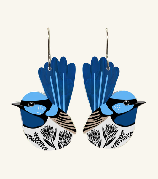Smyle Designs Fairy Wren Earrings