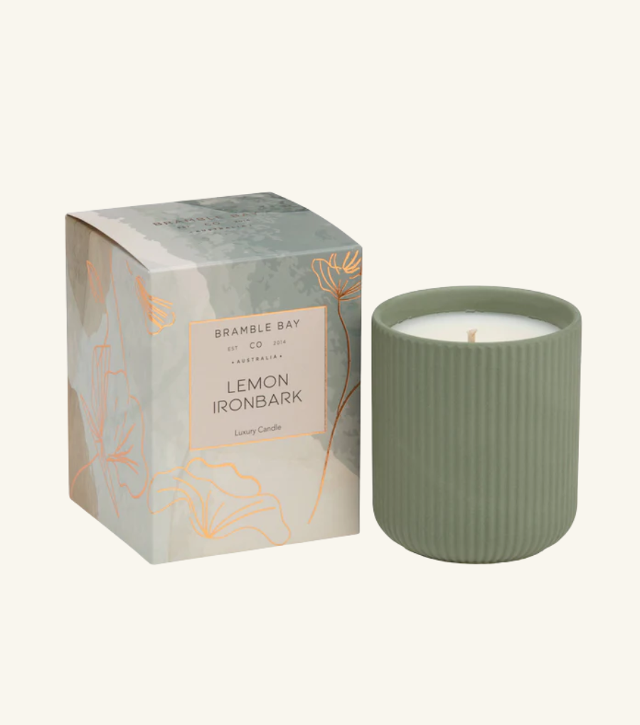 Candle-Native - Lemon Ironbark (Olive)