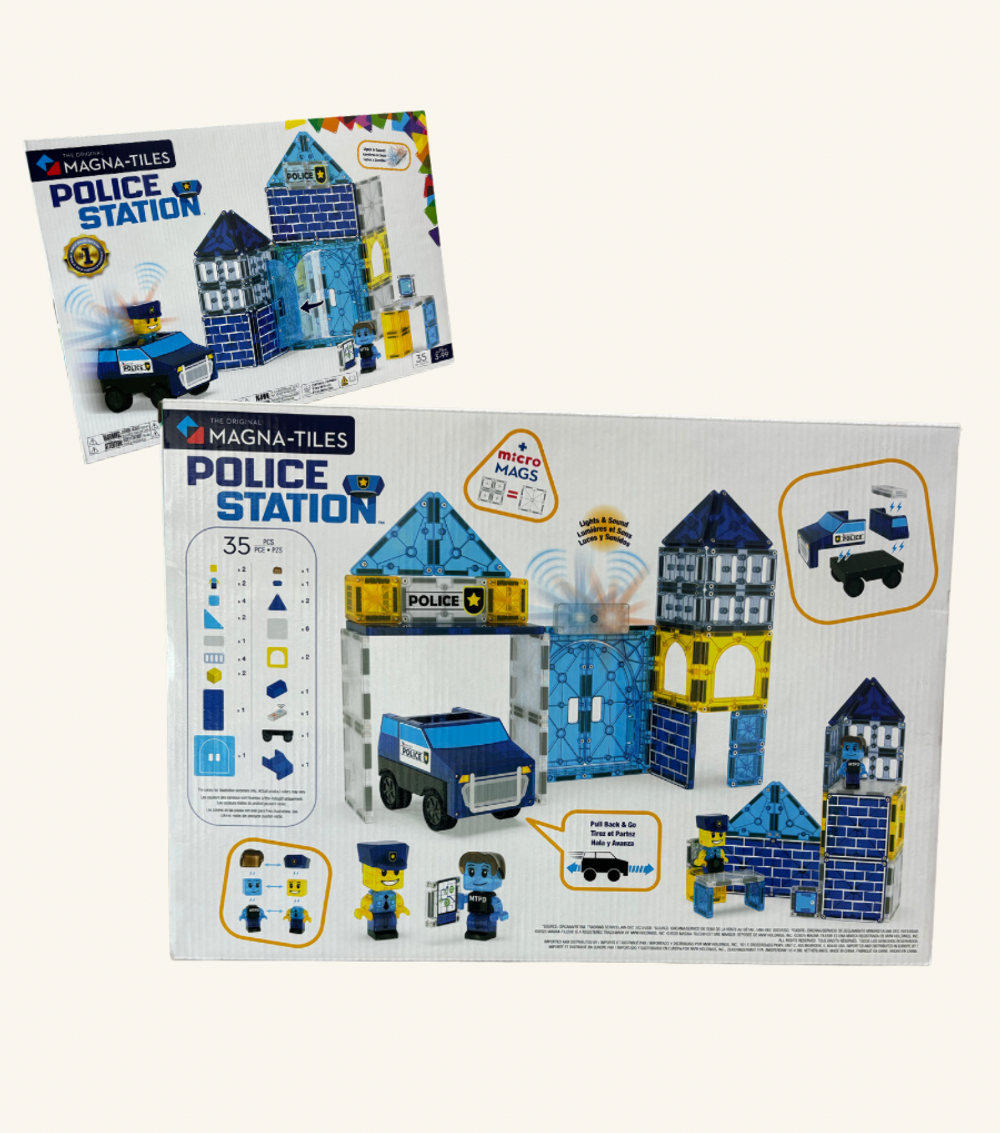Magna Tile - Police Station- 35 Piece