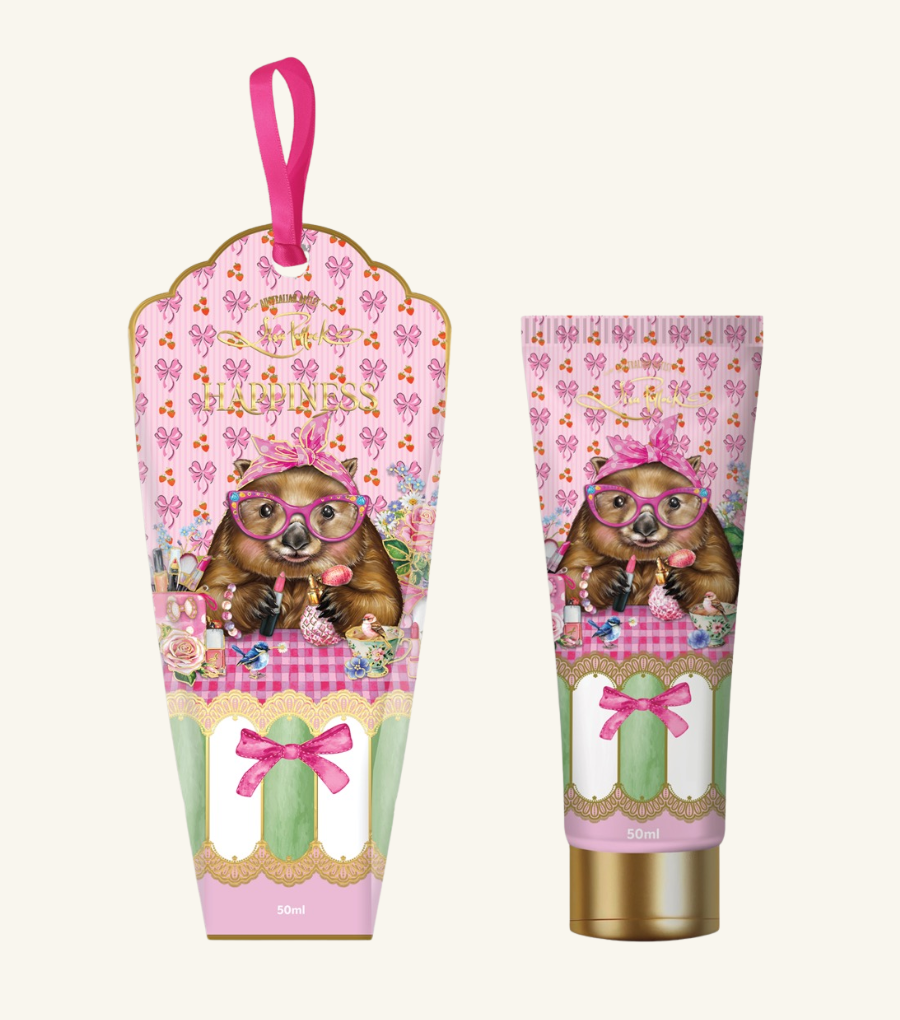 Travel Size Hand Cream In Gift Box 50Ml - Happiness Wonda Wombat
