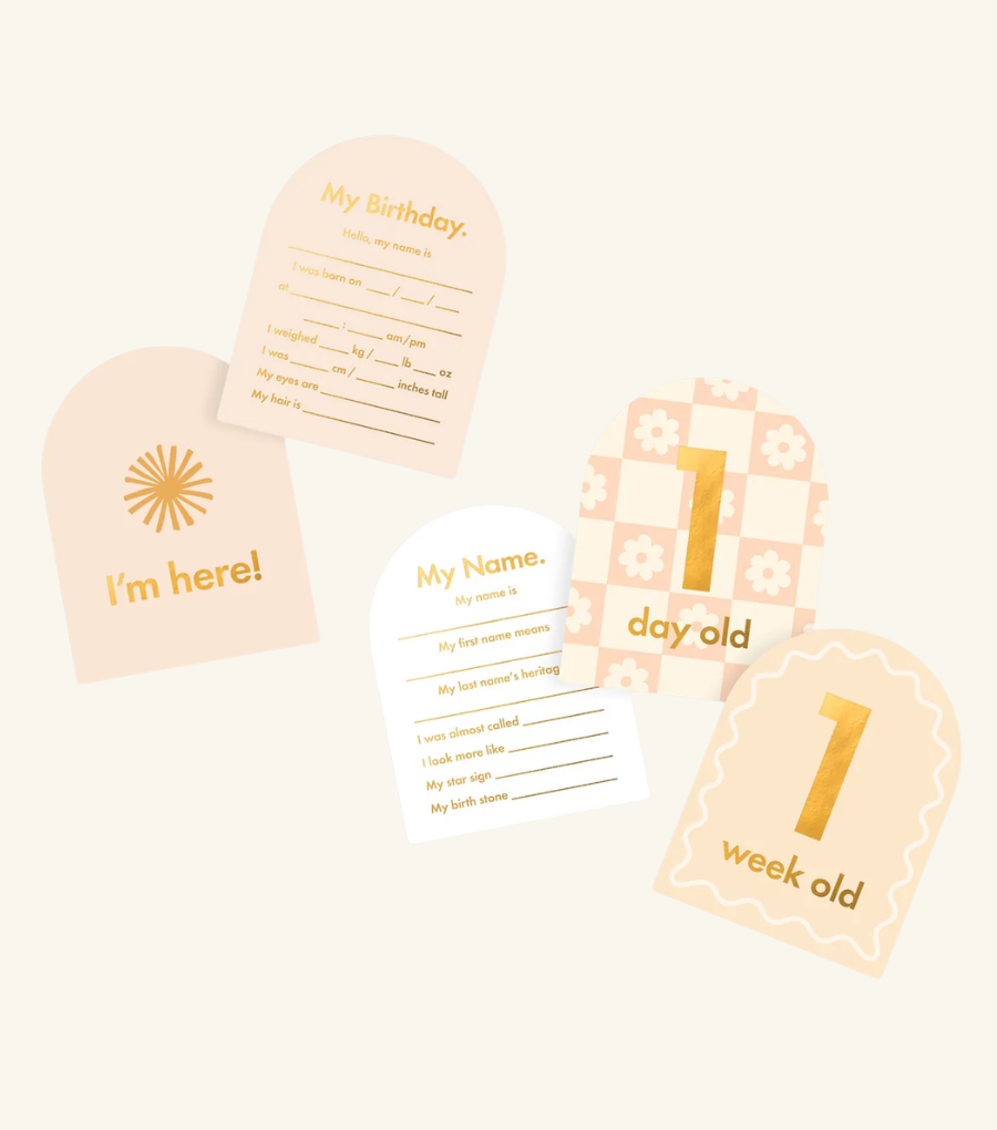 Baby Milestone Cards