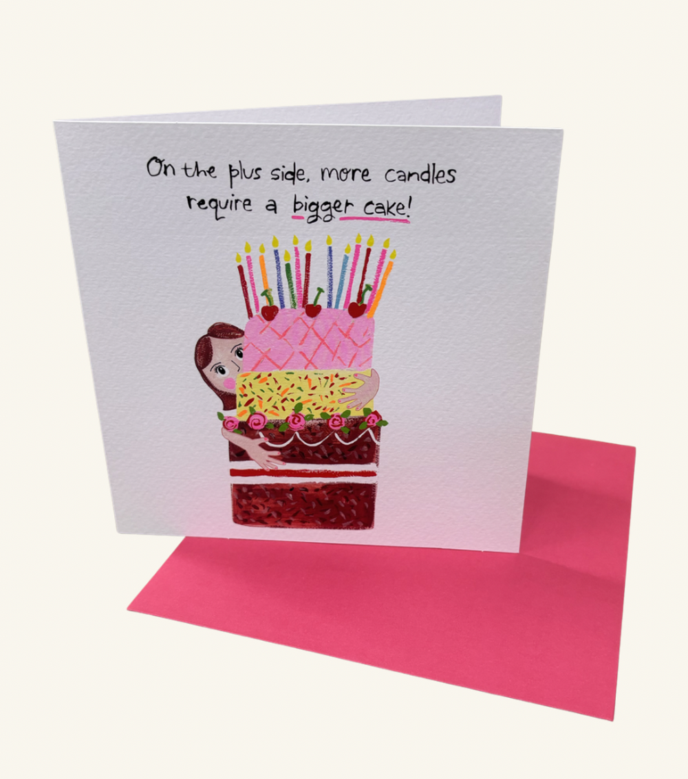 Bigger Cake - Comedy Birthday Card