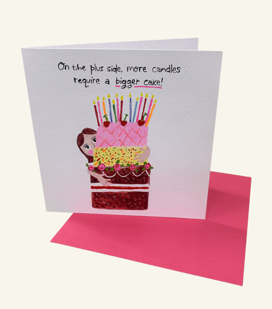 Bigger Cake - Comedy Birthday Card