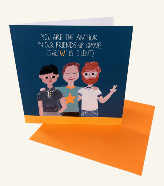  Anchor (With A Silent W) - Comedy Greeting Card