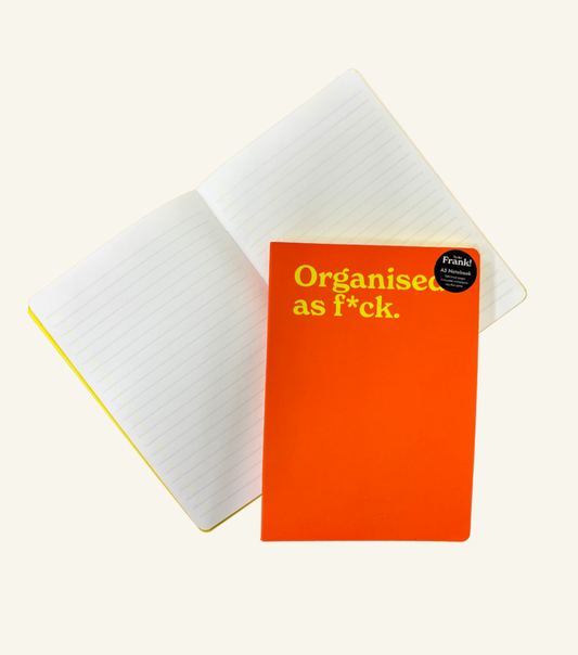 Organised As Fck Notebook