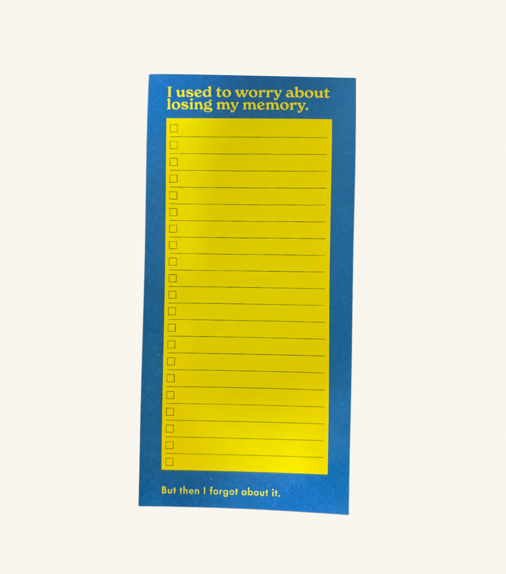 Losing My Memory List