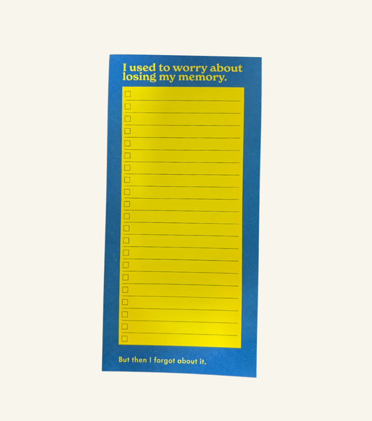 Losing My Memory List