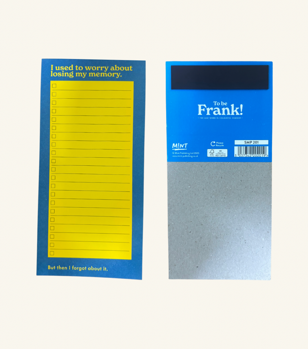 Losing My Memory List