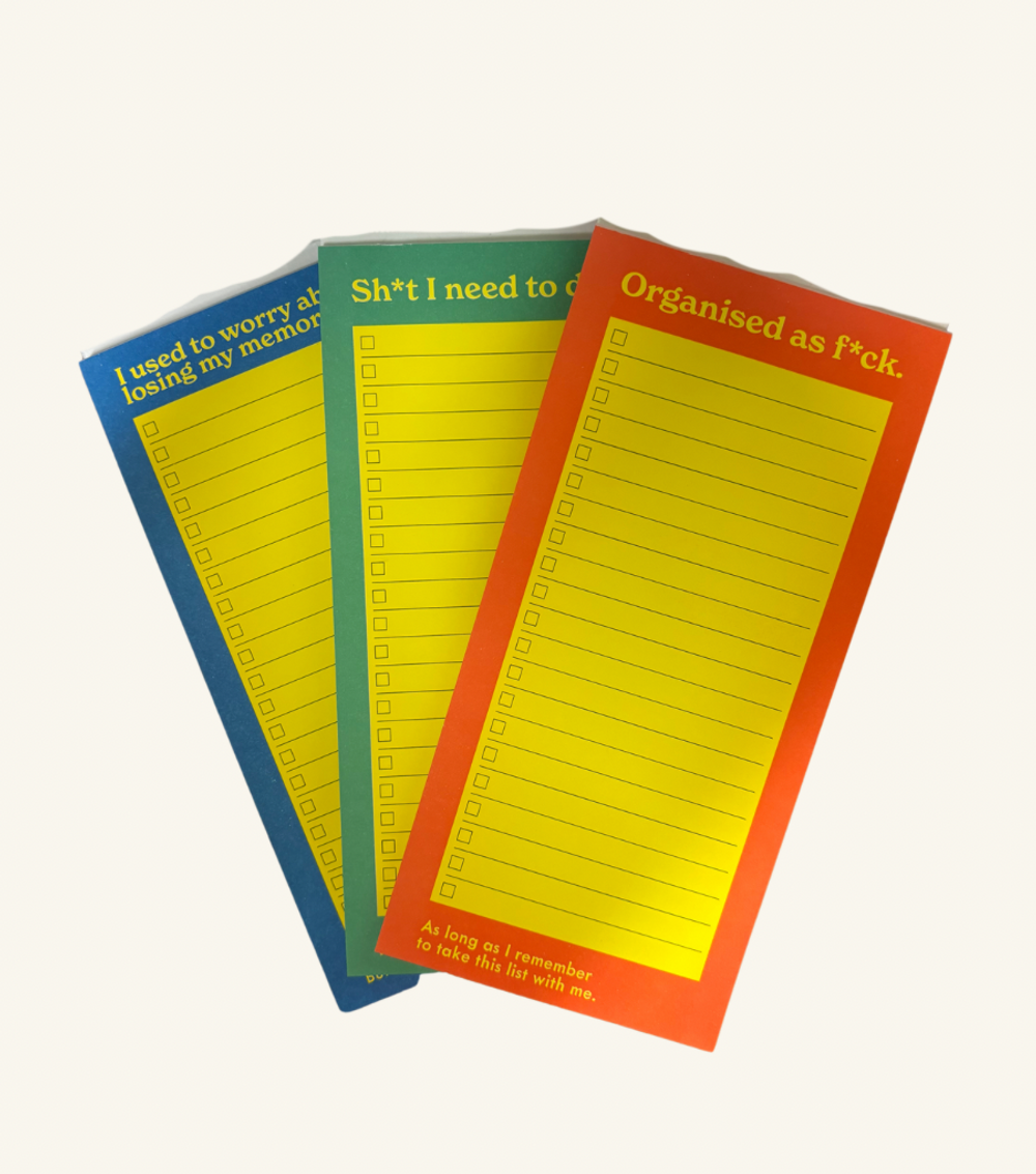 Organised As F*Ck List