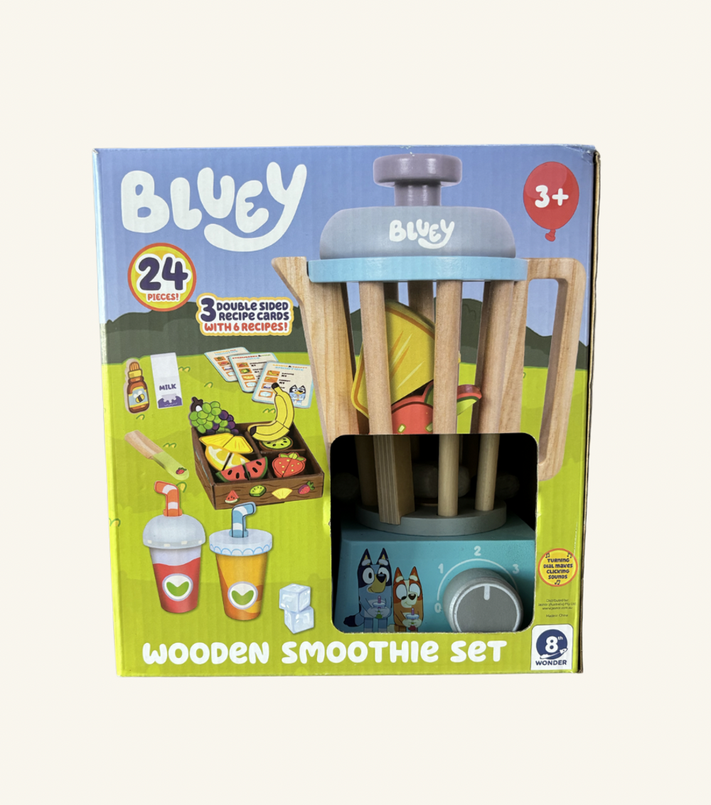 Bluey Wooden Smoothie Set