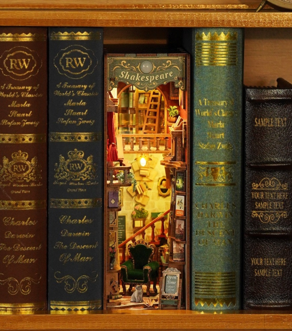 Book Nook - Left Bank Bookstore Light Up 3D Puzzle