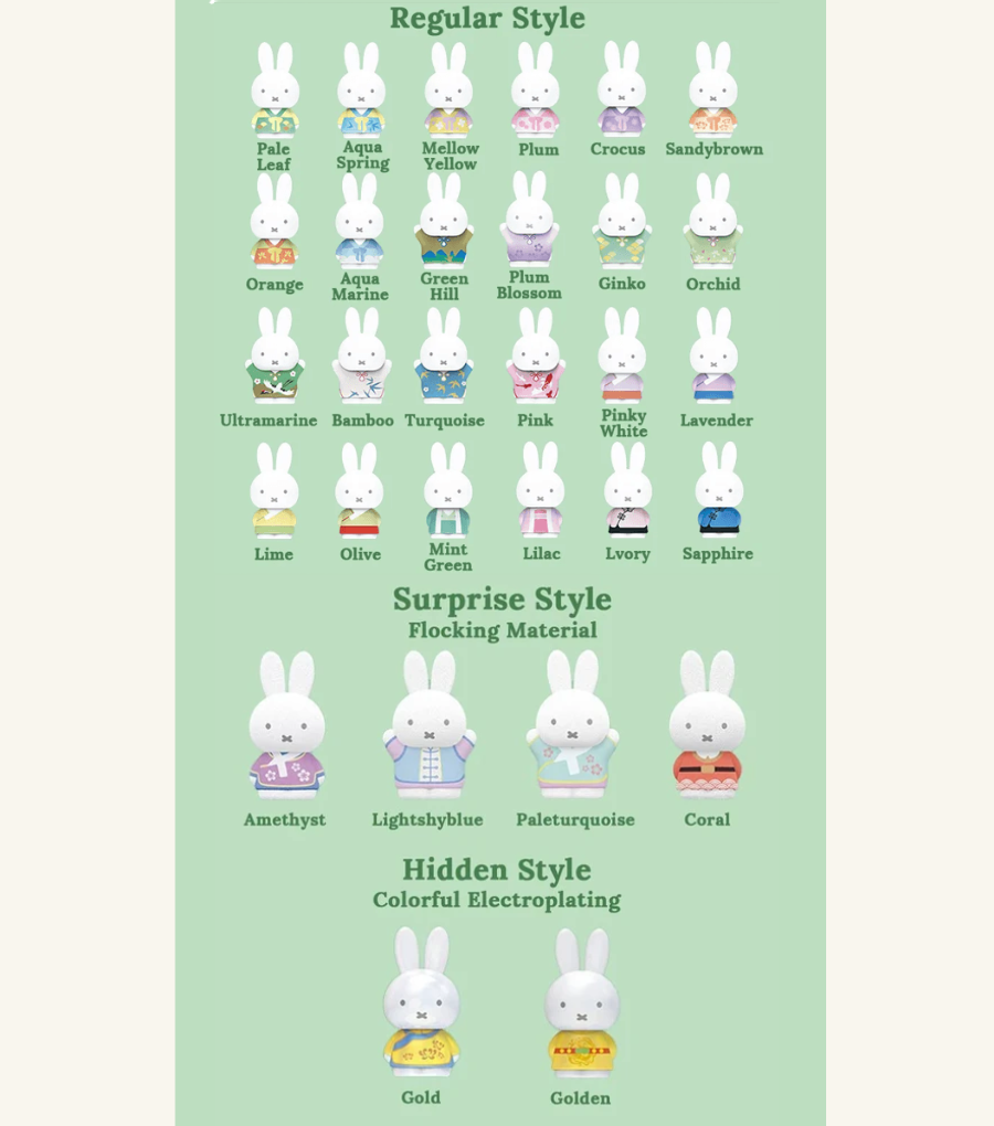 Blind Box: Miffy Ancient Style Figures Series