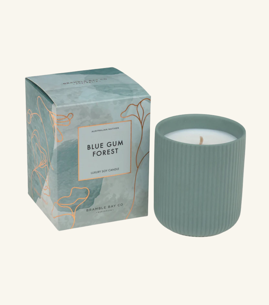Candle-Native - Blue Gum (Peacock)