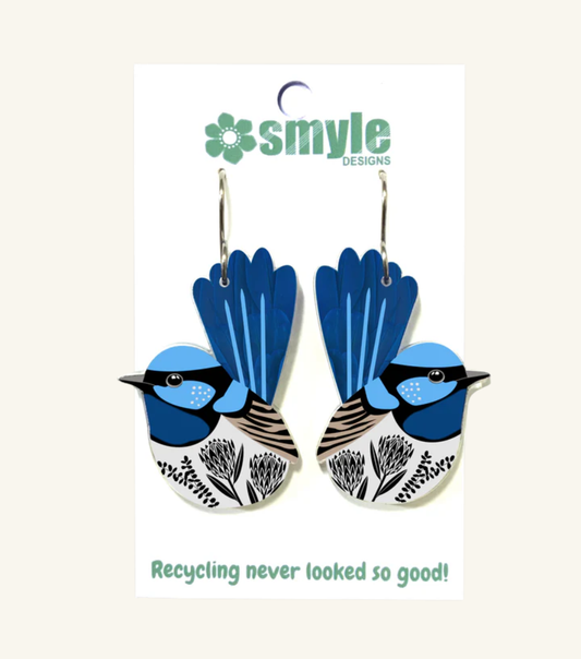 Smyle Designs Fairy Wren Earrings