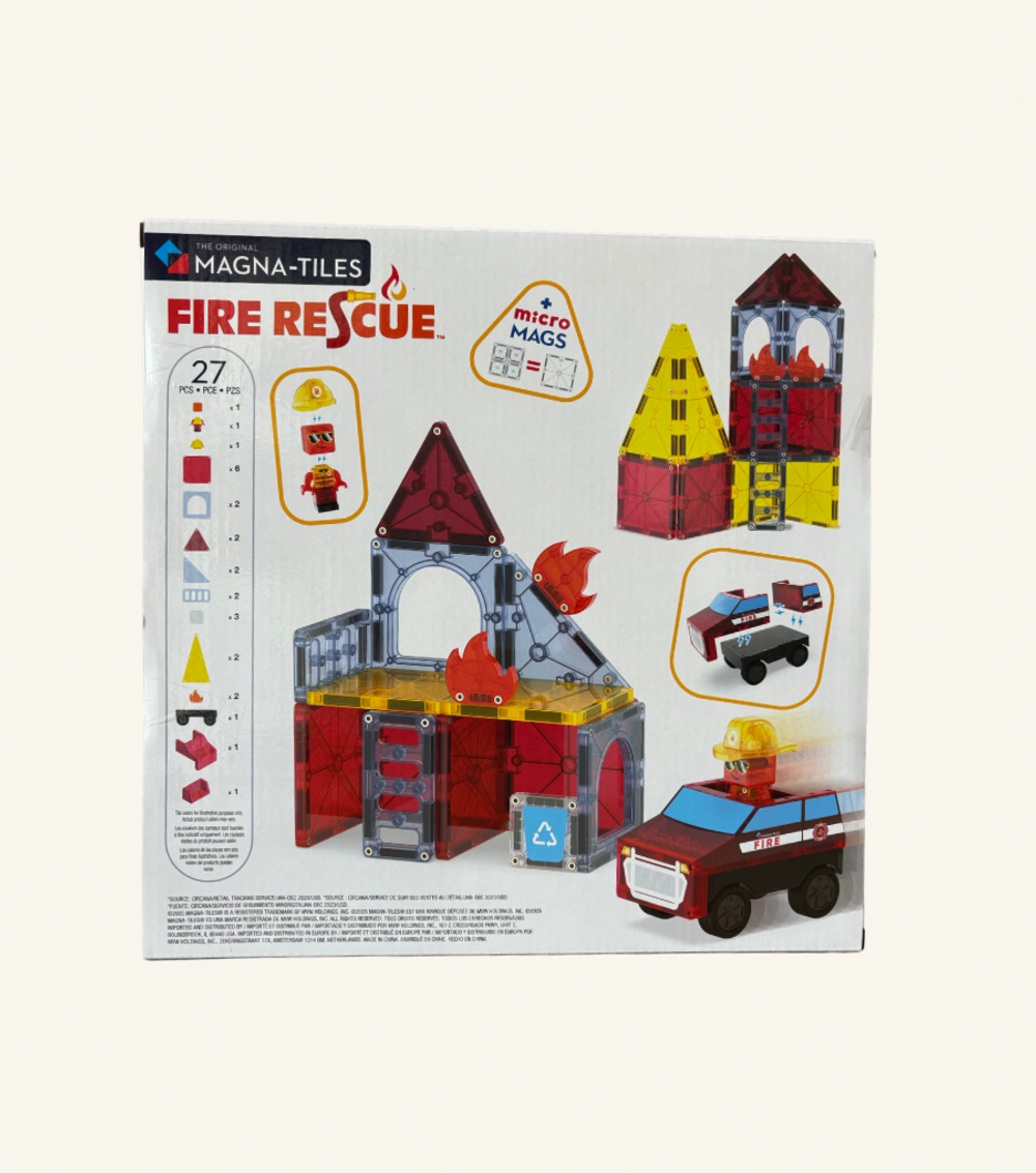 Magna Tile - Fire Rescue - 27 Pieces