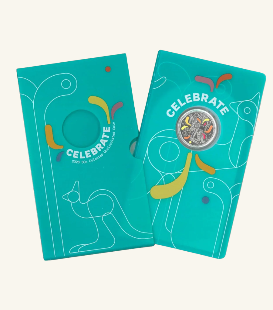 Coin Pack 50Cent 2026 Unc Coloured Celebrations