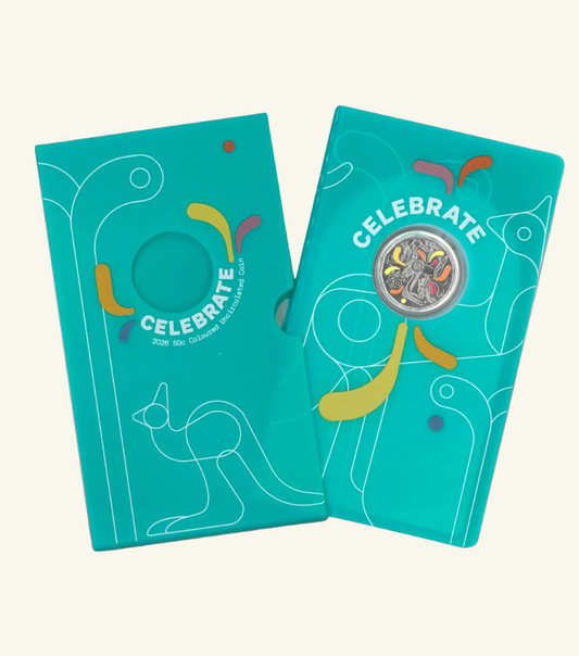 Coin Pack 50Cent 2026 Unc Coloured Celebrations