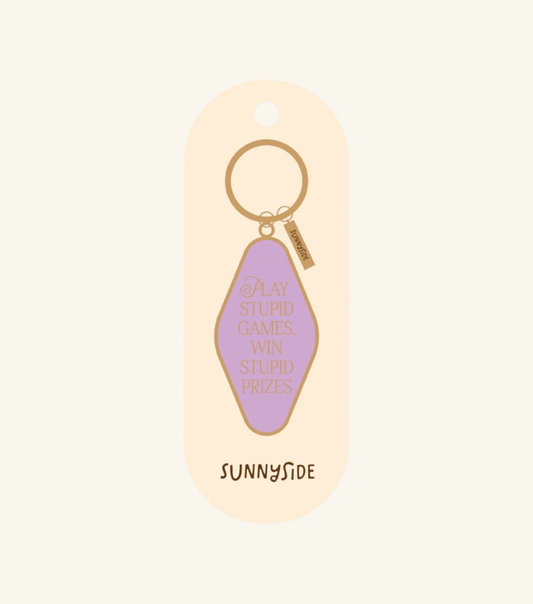 Sunnyside Keyrings Play Stupid Games