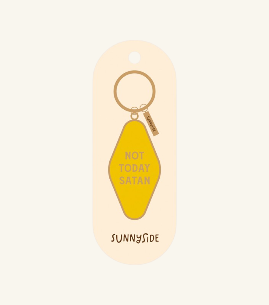 Sunnyside Keyrings Not Today Satan
