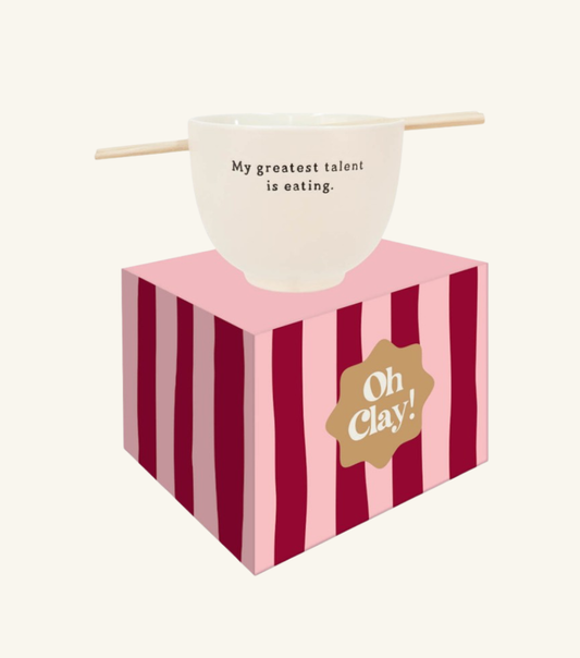 Greatest Talent - Oh Clay Ramen Noodle Bowl