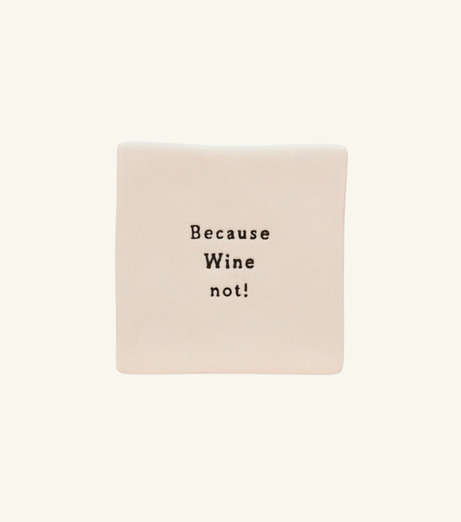 Wine Not Oh Clay Magnet