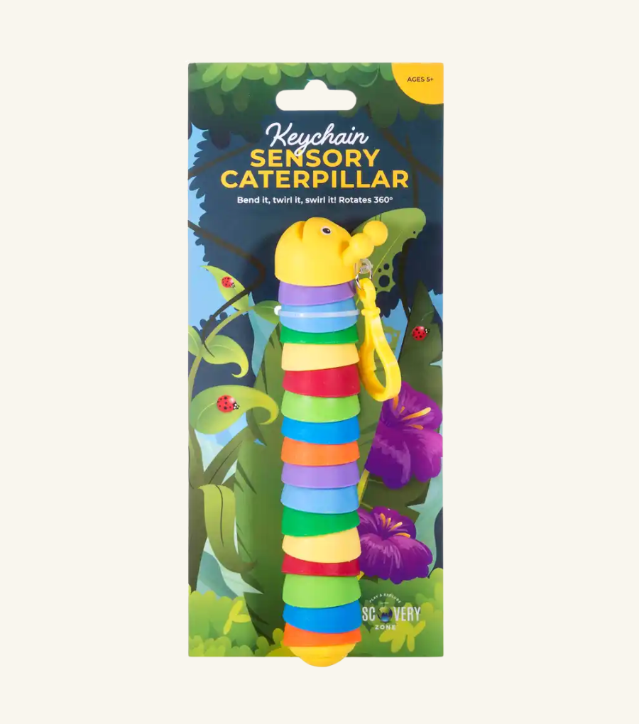 Sensory Caterpillar Keychain
