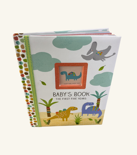 Baby Book The First Five Years - Dinosaurs