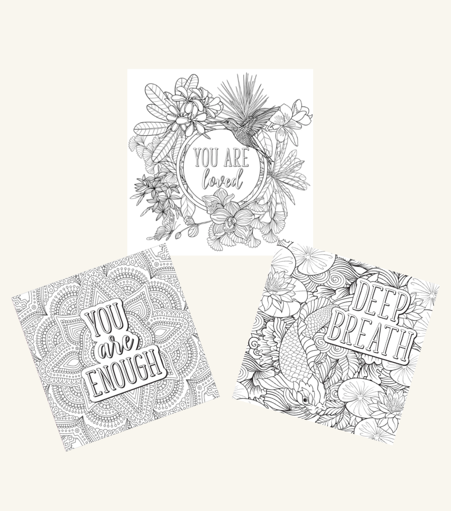 Colour Book Self Care