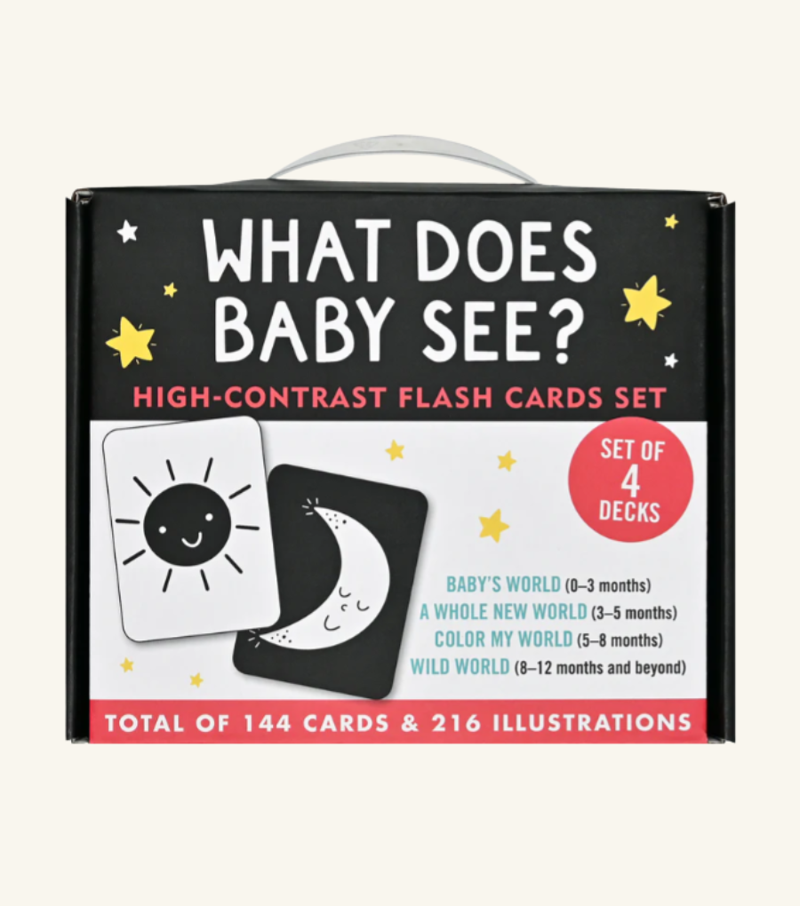 FLASH CARDS HIGH CONTRAST SET OF 4