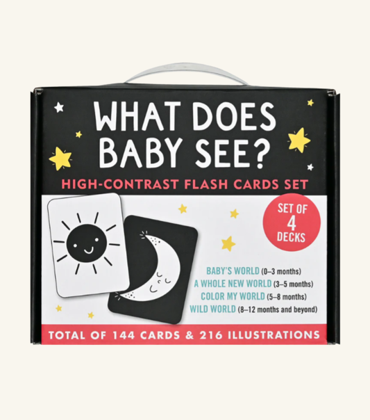 FLASH CARDS HIGH CONTRAST SET OF 4