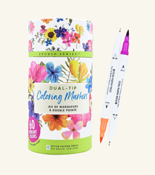 STUDIO SERIES DUAL TIP COLOURING MARKERS 
