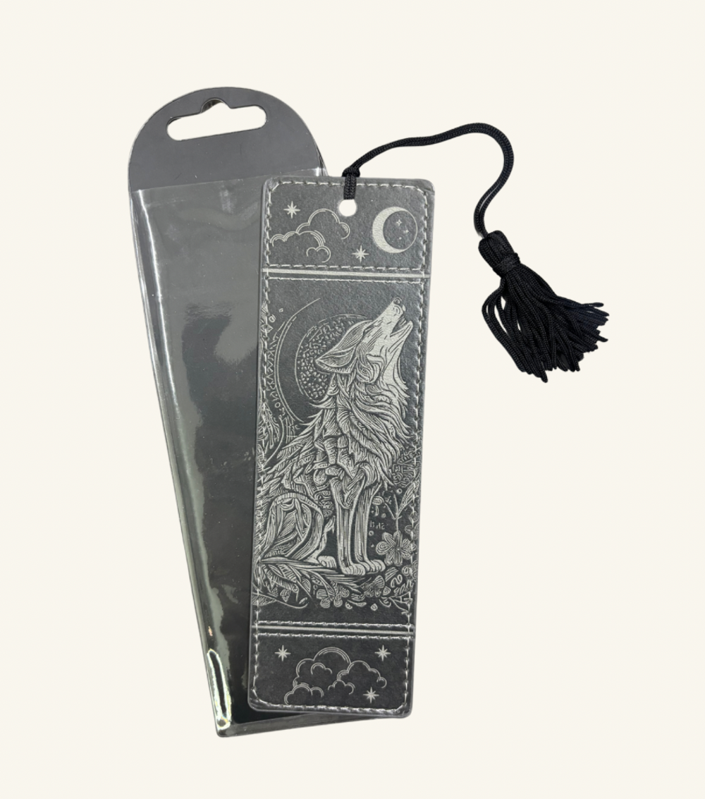 Bookmark Artisan - Leather Wolf