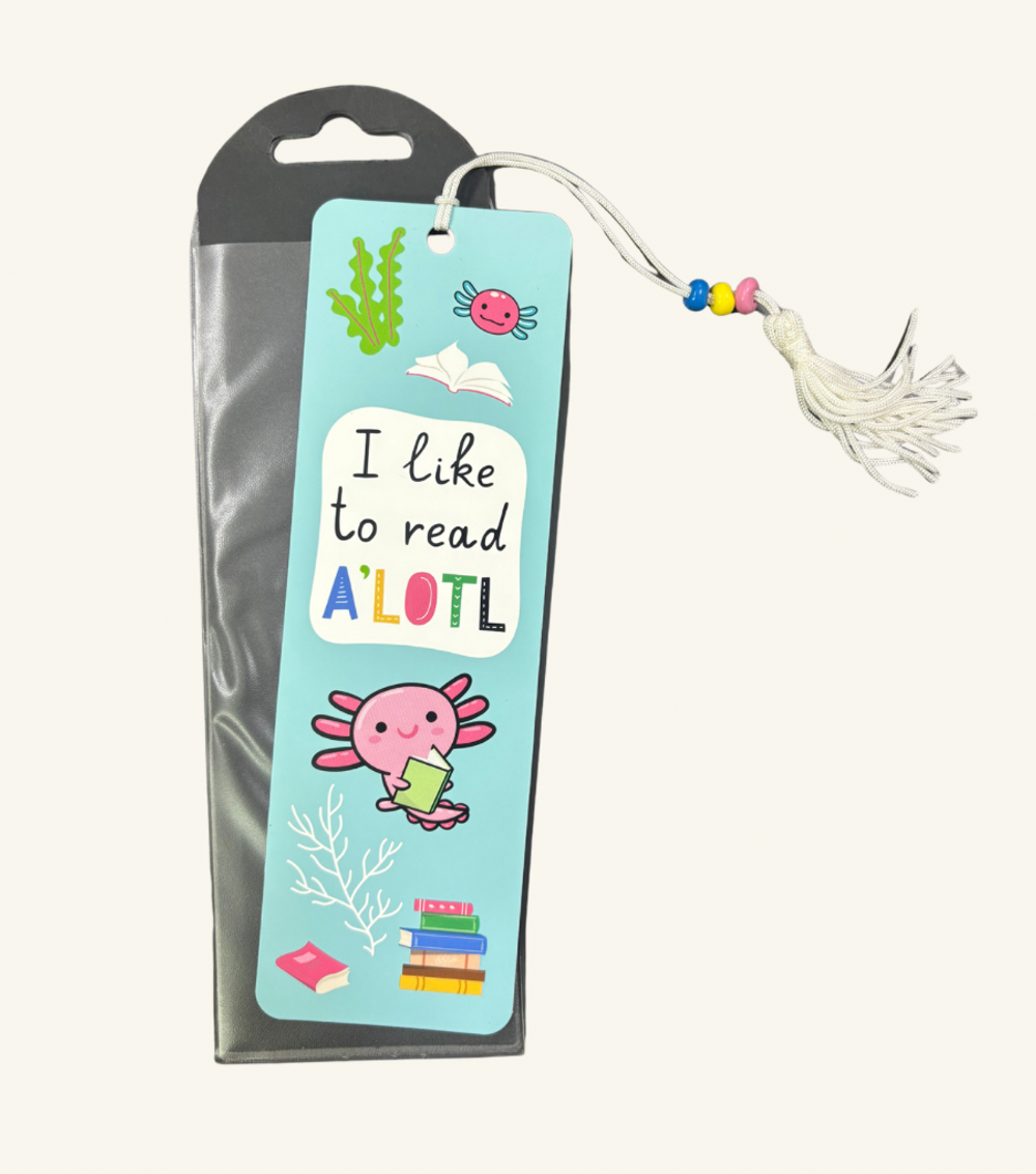 Bookmark Beaded - I Like To Read A'Lotl