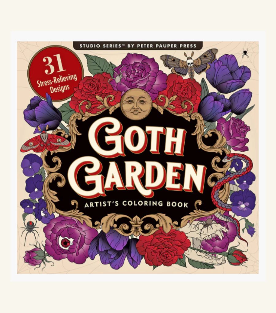Adult Colour Book - Goth Garden