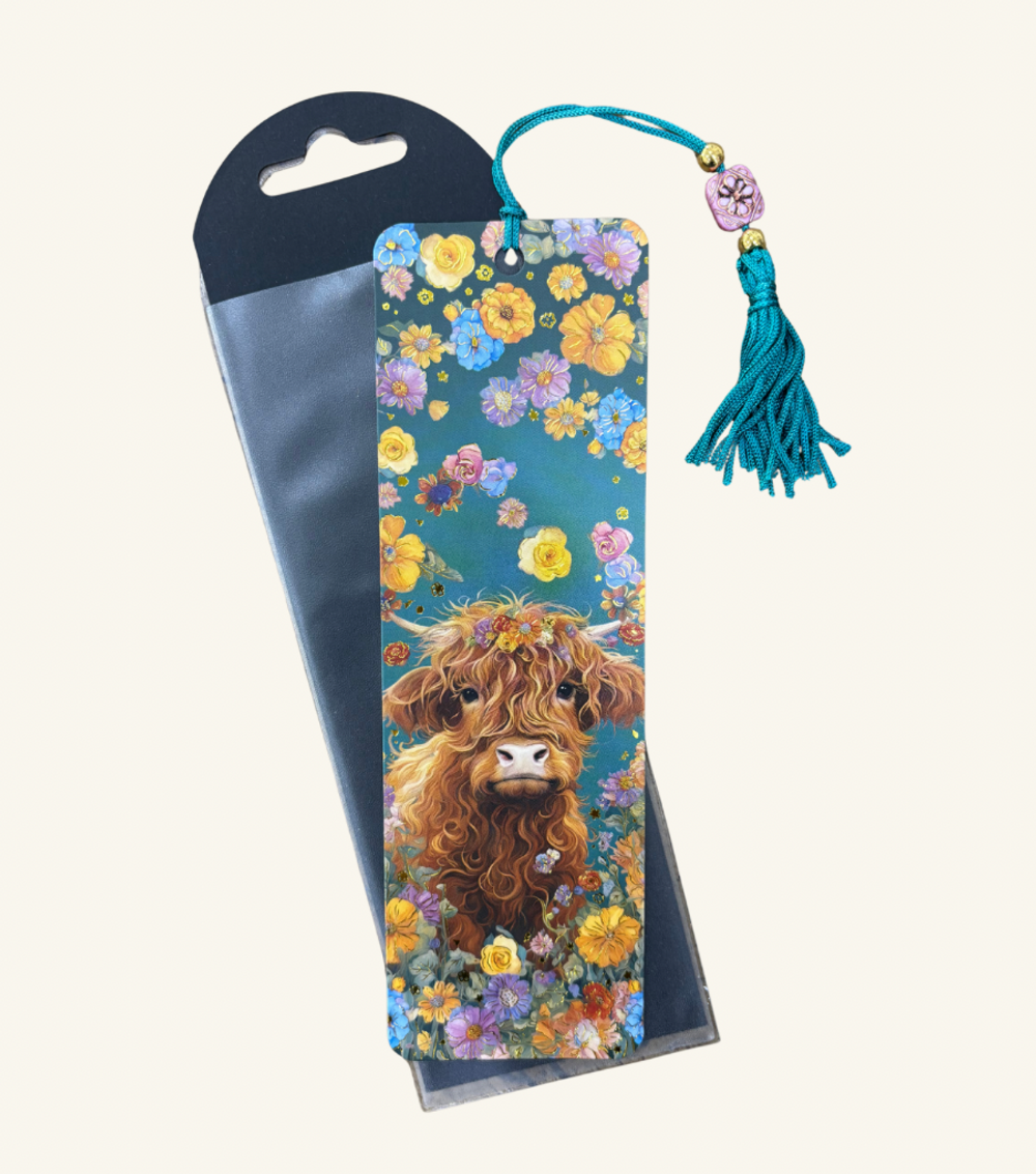 Bookmark - Highland Cow